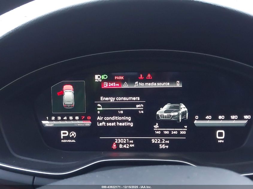 2023 Audi A4 Allroad Premium Plus 45 Tfsi Quattro S Tronic VIN: WA18AAF46PA004858 Lot: 43922171