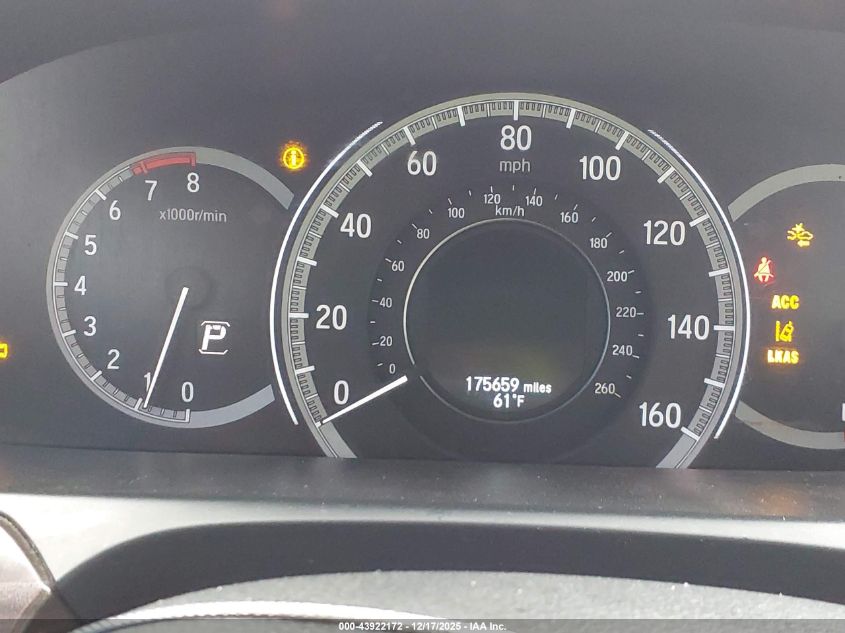 2016 Honda Accord Ex VIN: 1HGCR2F03GA079661 Lot: 43922172