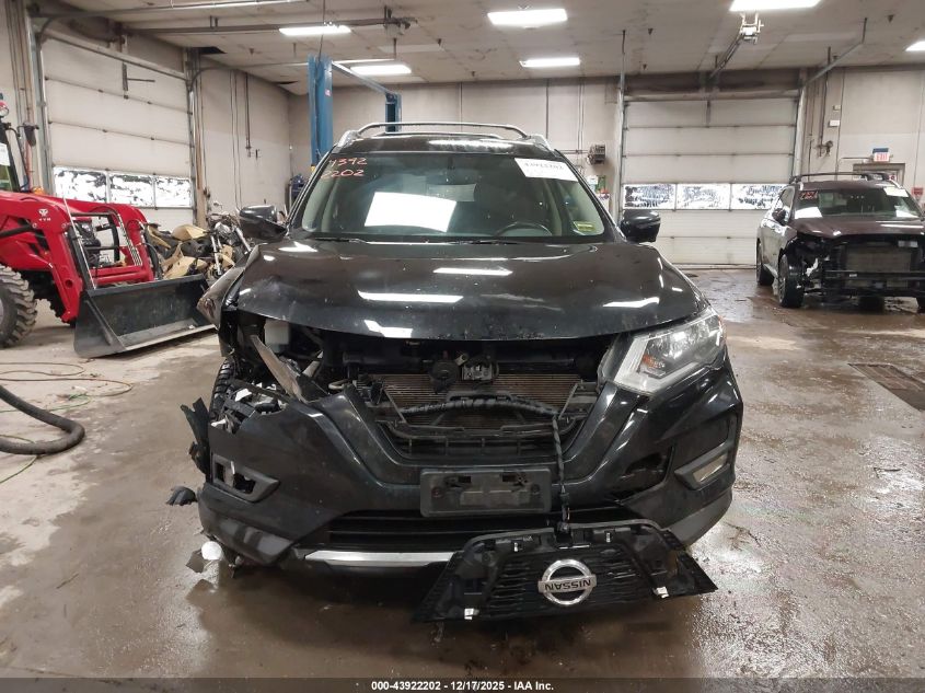2017 Nissan Rogue Sv VIN: JN8AT2MV9HW016224 Lot: 43922202