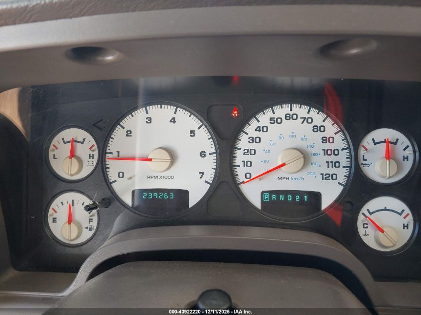 2005 Dodge Ram 1500 Slt/Laramie VIN: 1D7HA18D75S171701 Lot: 43922220