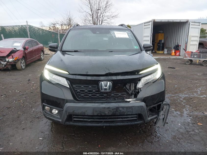 2020 Honda Passport Awd Touring VIN: 5FNYF8H90LB010911 Lot: 43922224