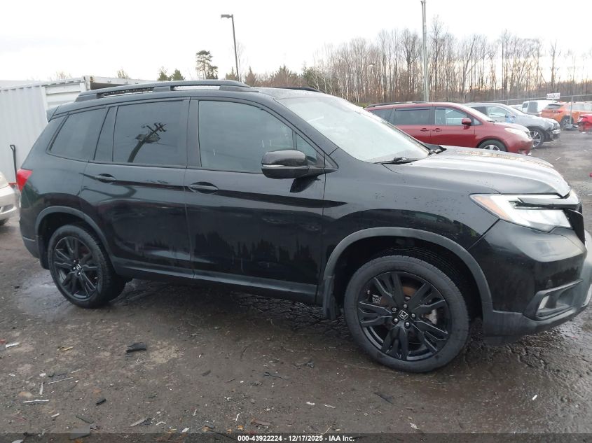 2020 Honda Passport Awd Touring VIN: 5FNYF8H90LB010911 Lot: 43922224