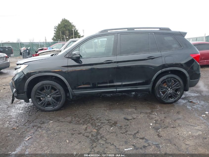 2020 Honda Passport Awd Touring VIN: 5FNYF8H90LB010911 Lot: 43922224