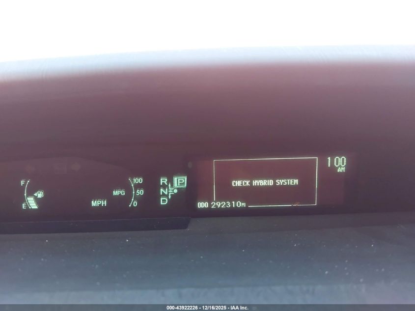 2010 Toyota Prius Ii VIN: JTDKN3DU9A1093993 Lot: 43922226