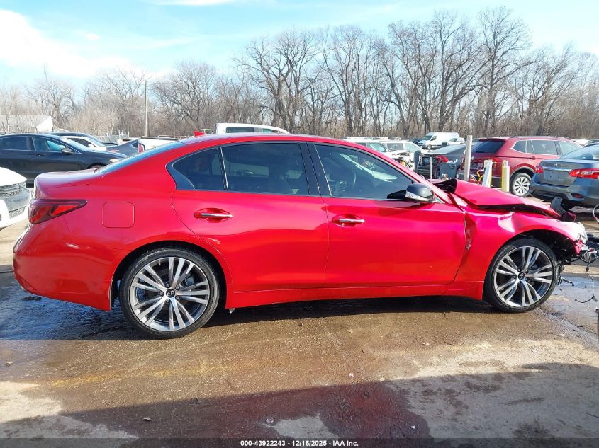 2024 Infiniti Q50 Sensory Awd VIN: JN1EV7CR9RM630912 Lot: 43922243