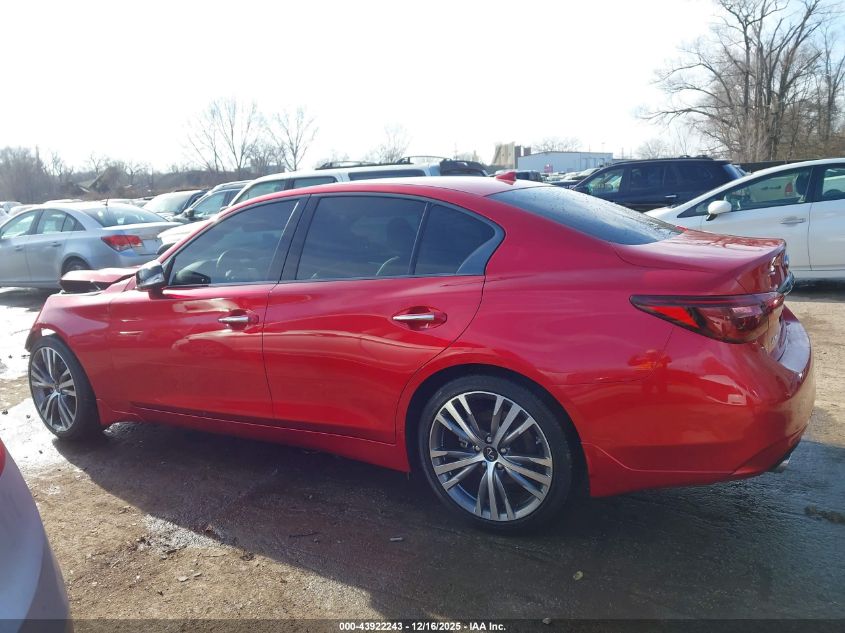 2024 Infiniti Q50 Sensory Awd VIN: JN1EV7CR9RM630912 Lot: 43922243