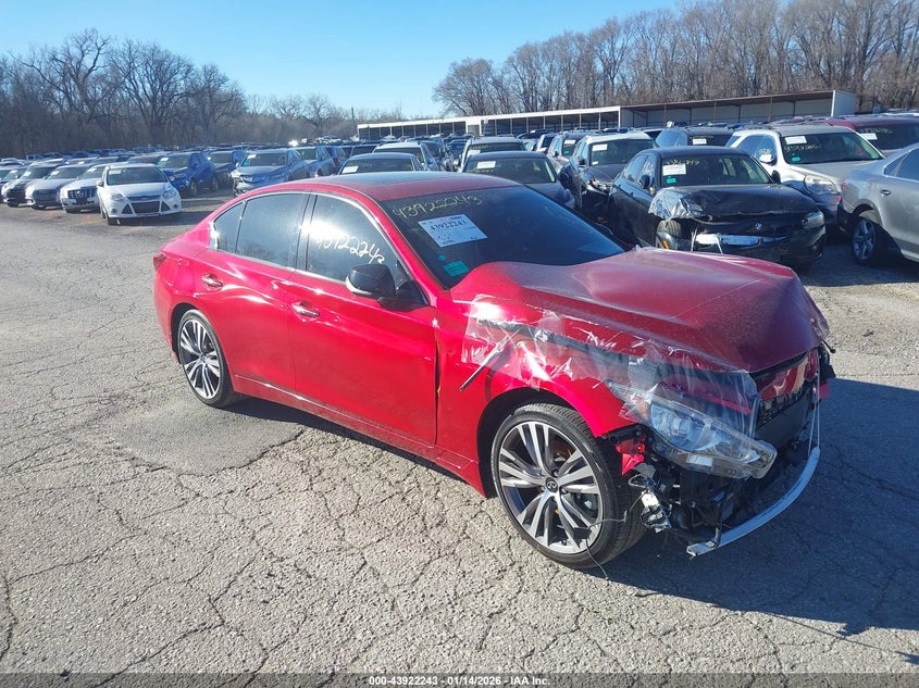 Vin: jn1ev7cr9rm630912, lot: 44417851, infiniti q50 sensory awd 2024 img_1