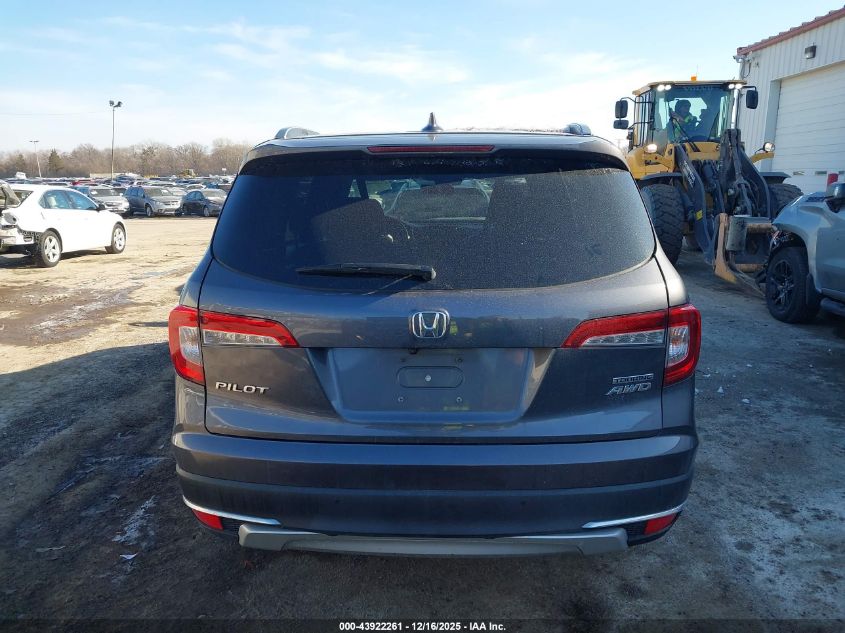 2019 Honda Pilot Touring VIN: 5FNYF6H9XKB018470 Lot: 43922261