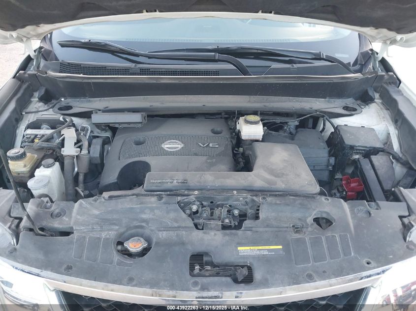 2016 Nissan Pathfinder Sl VIN: 5N1AR2MN6GC604734 Lot: 43922263