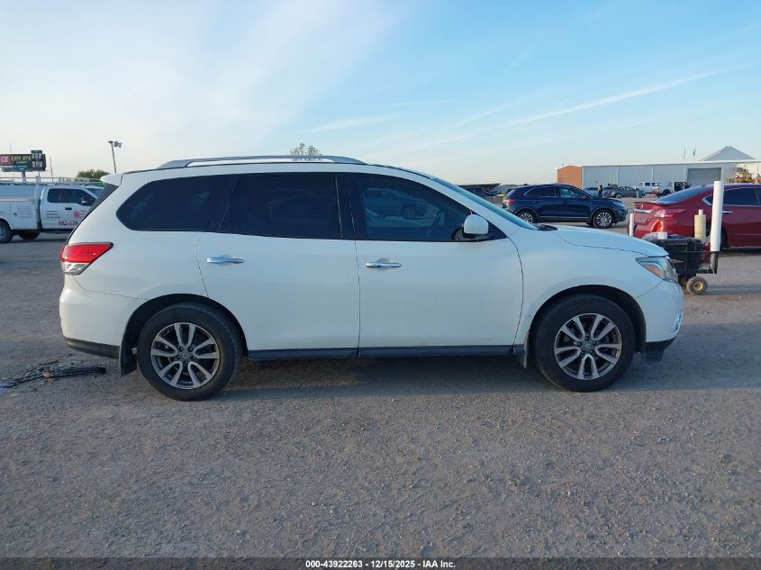 2016 Nissan Pathfinder Sl VIN: 5N1AR2MN6GC604734 Lot: 43922263