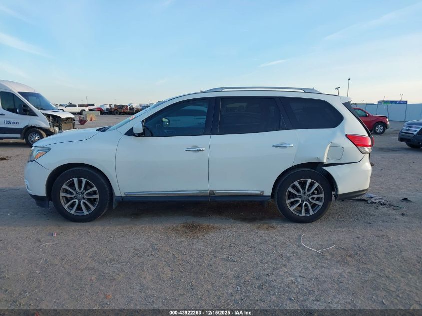2016 Nissan Pathfinder Sl VIN: 5N1AR2MN6GC604734 Lot: 43922263