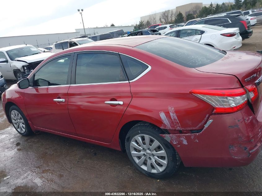 2014 Nissan Sentra Sv VIN: 3N1AB7AP9EY324597 Lot: 43922266