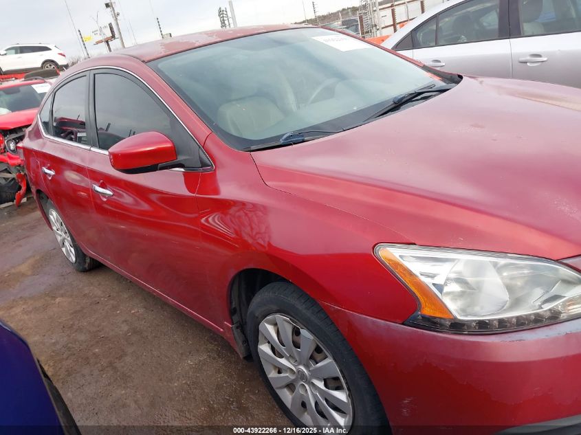 2014 Nissan Sentra Sv VIN: 3N1AB7AP9EY324597 Lot: 43922266