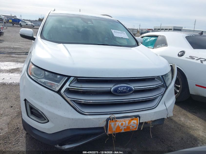 2018 Ford Edge Sel VIN: 2FMPK3J87JBC27342 Lot: 43922273