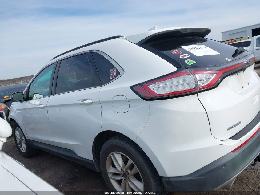 2018 Ford Edge Sel VIN: 2FMPK3J87JBC27342 Lot: 43922273