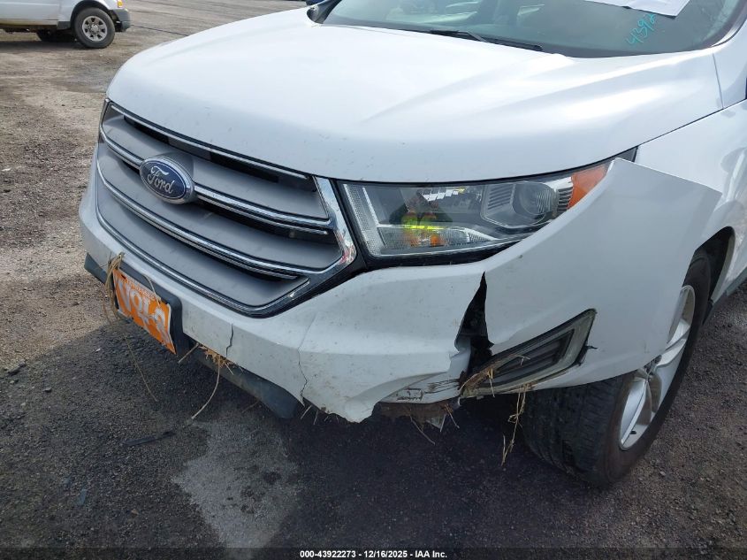 2018 Ford Edge Sel VIN: 2FMPK3J87JBC27342 Lot: 43922273