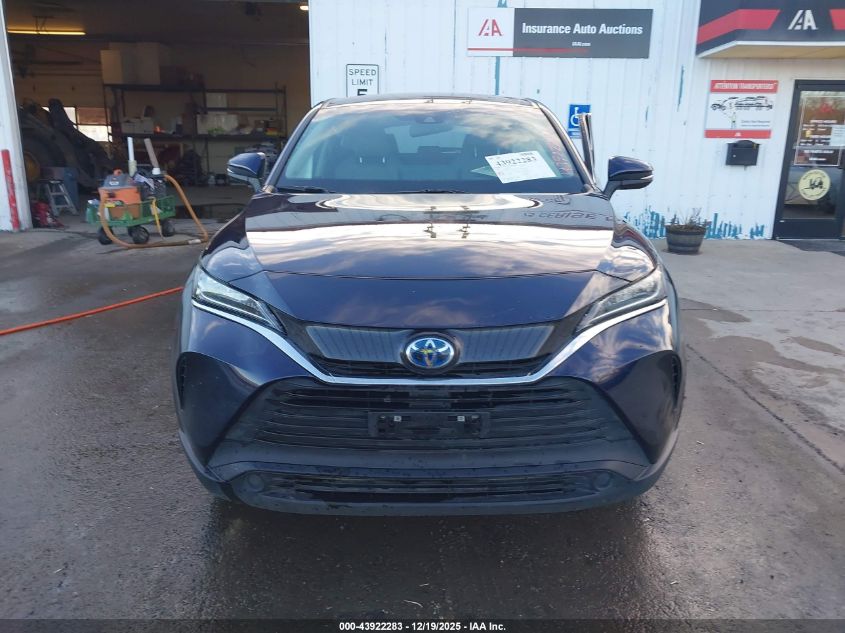 2021 Toyota Venza Le VIN: JTEAAAAH8MJ082048 Lot: 43922283