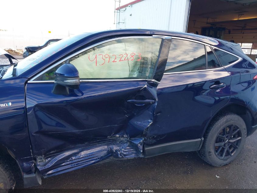 2021 Toyota Venza Le VIN: JTEAAAAH8MJ082048 Lot: 43922283