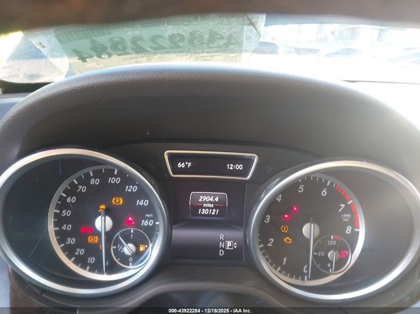 2015 Mercedes-Benz Ml 350 4Matic VIN: 4JGDA5HBXFA537149 Lot: 43922284