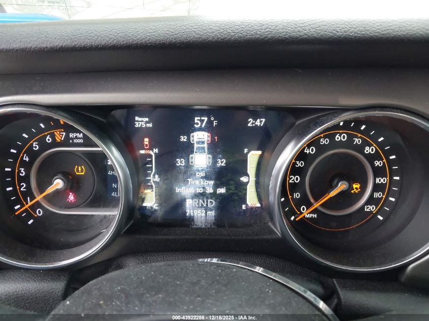 2020 Jeep Gladiator Sport S 4X4 VIN: 1C6HJTAG9LL171613 Lot: 43922286