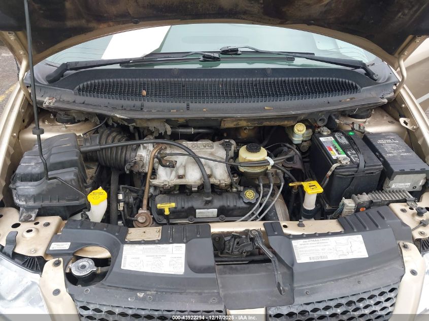 2001 Dodge Grand Caravan Ex VIN: 2B8GP74L01R291383 Lot: 43922294