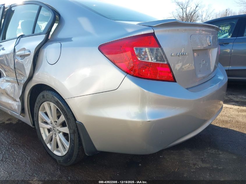 2012 Honda Civic Ex VIN: 19XFB2F85CE027638 Lot: 43922305