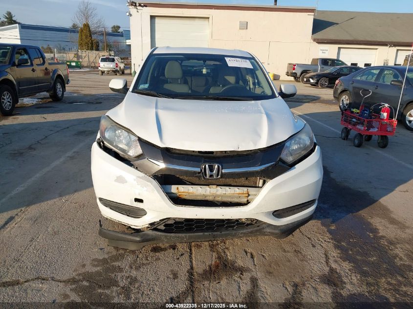 2016 Honda Hr-V Lx VIN: 3CZRU6H35GM721185 Lot: 43922335