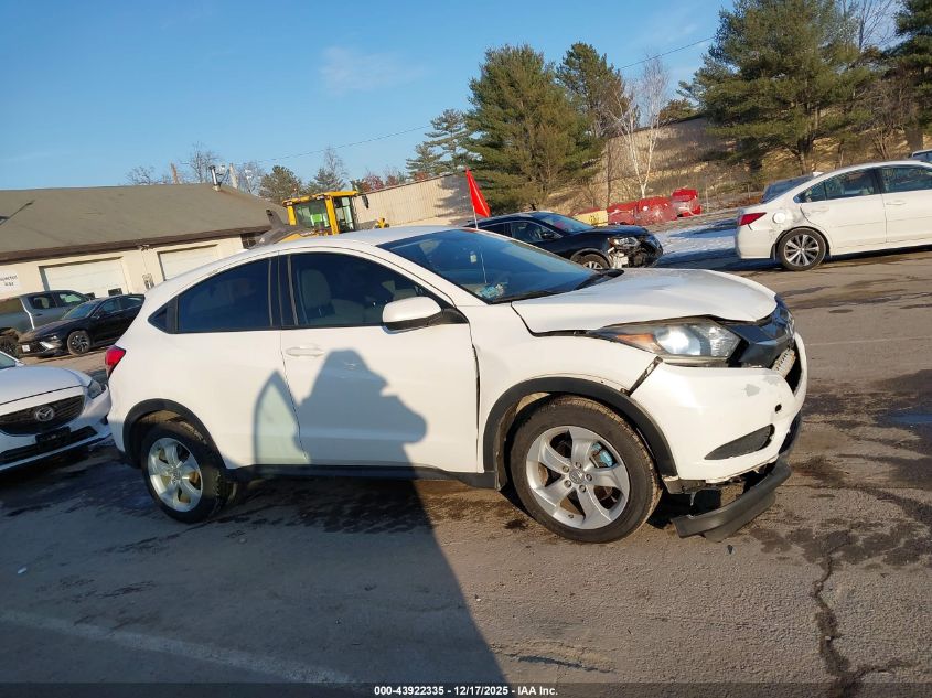 2016 Honda Hr-V Lx VIN: 3CZRU6H35GM721185 Lot: 43922335