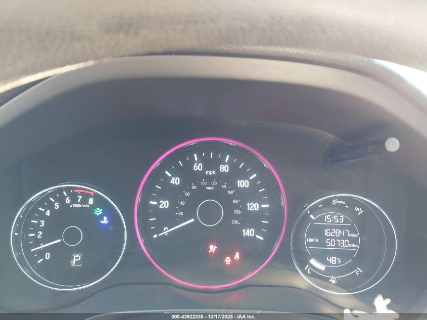 2016 Honda Hr-V Lx VIN: 3CZRU6H35GM721185 Lot: 43922335