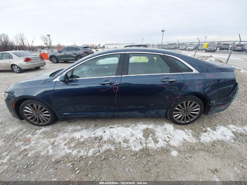 2017 Lincoln Mkz Reserve VIN: 3LN6L5E95HR653761 Lot: 43922344