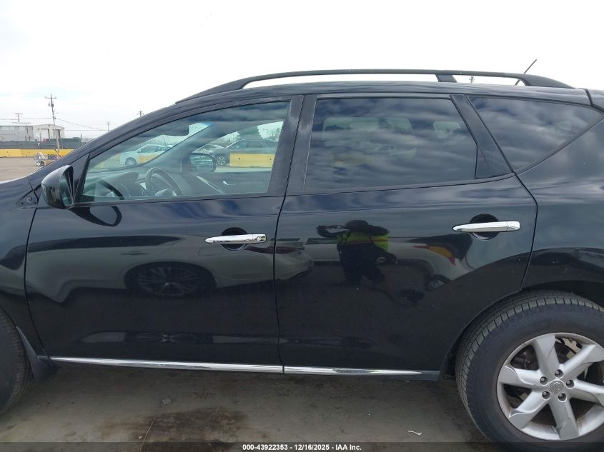 2010 Nissan Murano Sl VIN: JN8AZ1MU7AW000917 Lot: 43922353