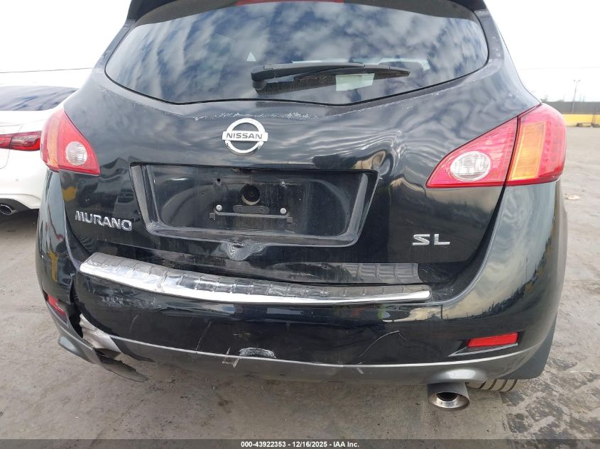 2010 Nissan Murano Sl VIN: JN8AZ1MU7AW000917 Lot: 43922353