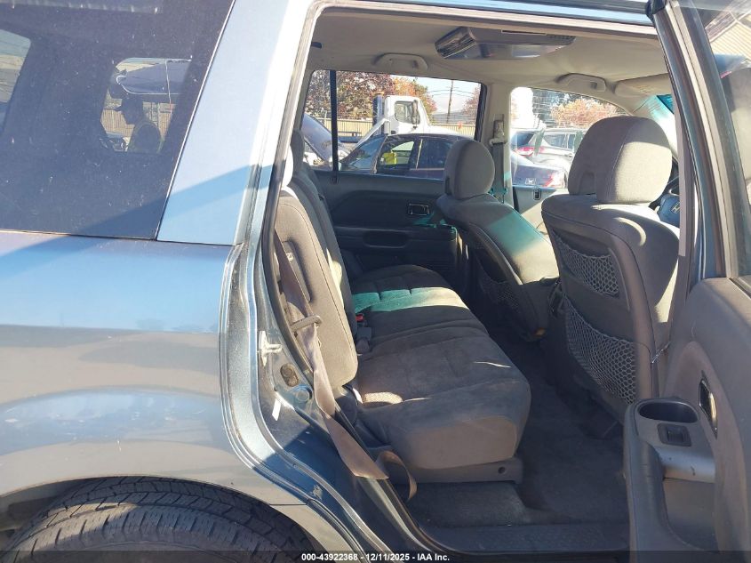 2006 Honda Pilot Ex VIN: 5FNYF28466B018372 Lot: 43922368