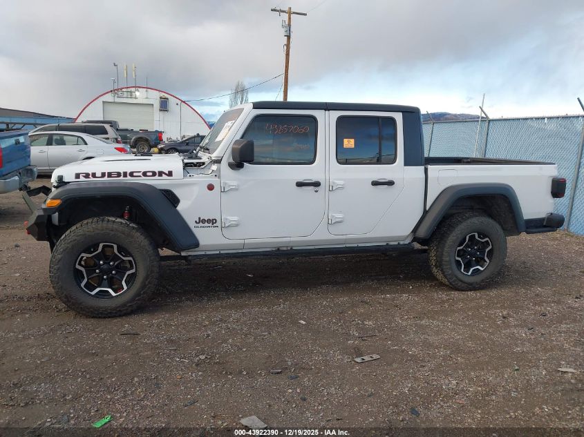 2020 Jeep Gladiator Rubicon 4X4 VIN: 1C6JJTBG5LL135899 Lot: 43922390