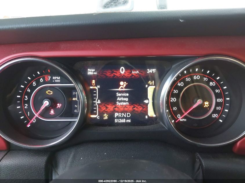 2020 Jeep Gladiator Rubicon 4X4 VIN: 1C6JJTBG5LL135899 Lot: 43922390