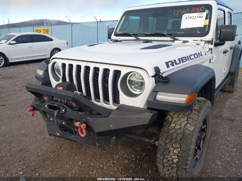 2020 Jeep Gladiator Rubicon 4X4 VIN: 1C6JJTBG5LL135899 Lot: 43922390