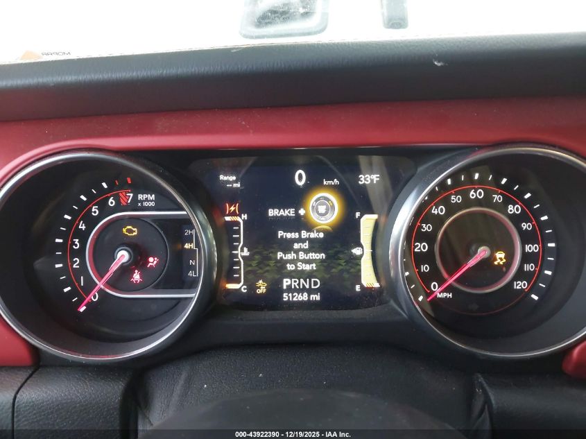 2020 Jeep Gladiator Rubicon 4X4 VIN: 1C6JJTBG5LL135899 Lot: 43922390