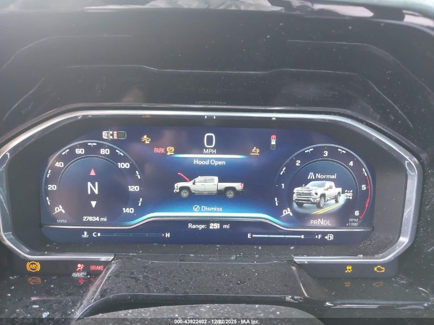 2025 Chevrolet Silverado 3500Hd 4Wd Long Bed High Country VIN: 1GC4KVEY2SF171260 Lot: 43922402