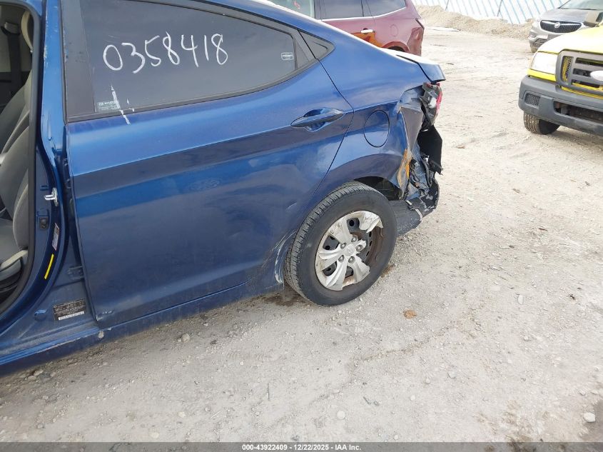 2016 Hyundai Elantra Se VIN: 5NPDH4AE7GH735020 Lot: 43922409