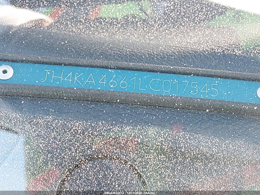 1990 Acura Legend L VIN: JH4KA4661LC017545 Lot: 43922412