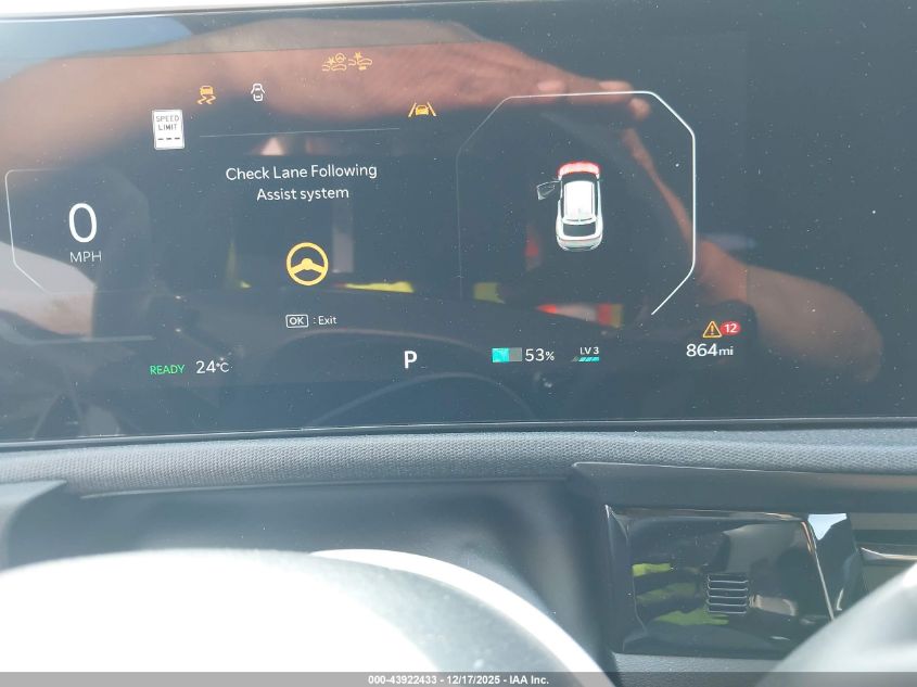 2025 Kia Ev6 Light Long Range VIN: 5XYC34JAXSG008400 Lot: 43922433