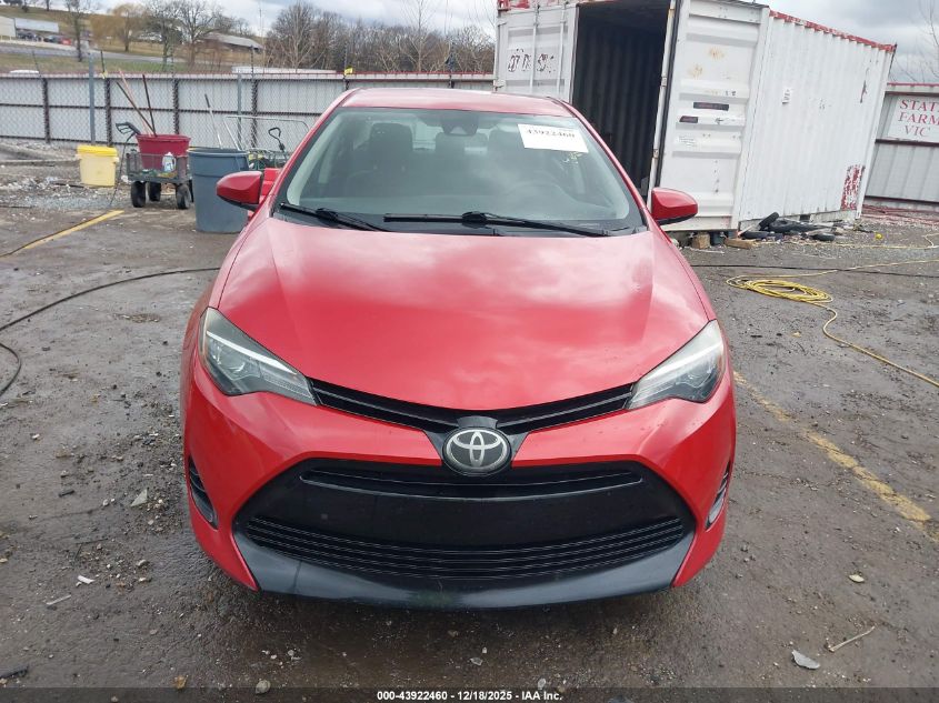 2018 Toyota Corolla Le VIN: 2T1BURHE5JC054841 Lot: 43922460