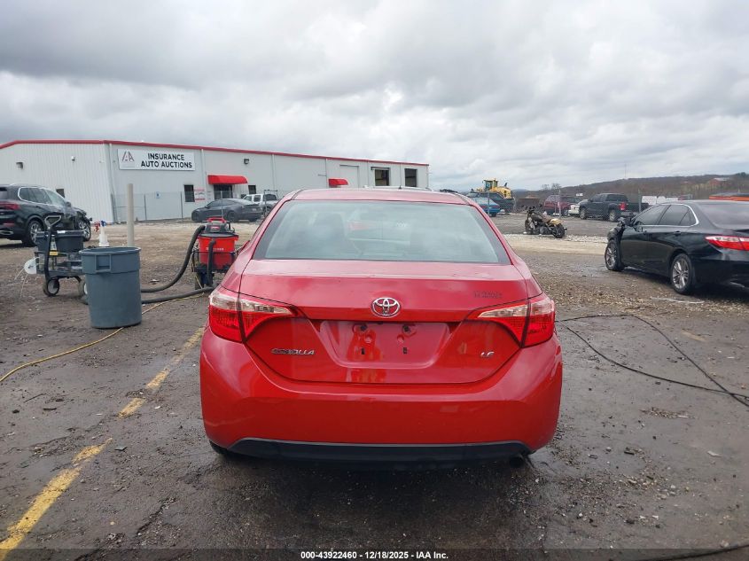 2018 Toyota Corolla Le VIN: 2T1BURHE5JC054841 Lot: 43922460
