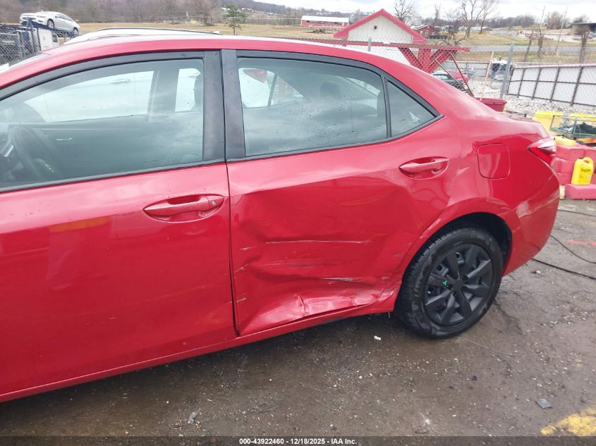 2018 Toyota Corolla Le VIN: 2T1BURHE5JC054841 Lot: 43922460