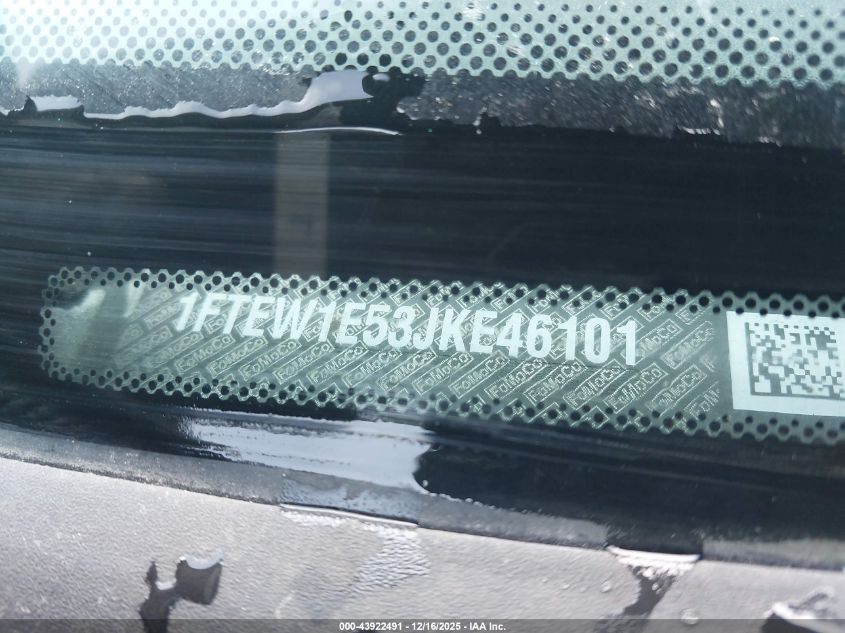 2018 Ford F-150 Xlt VIN: 1FTEW1E53JKE46101 Lot: 43922491