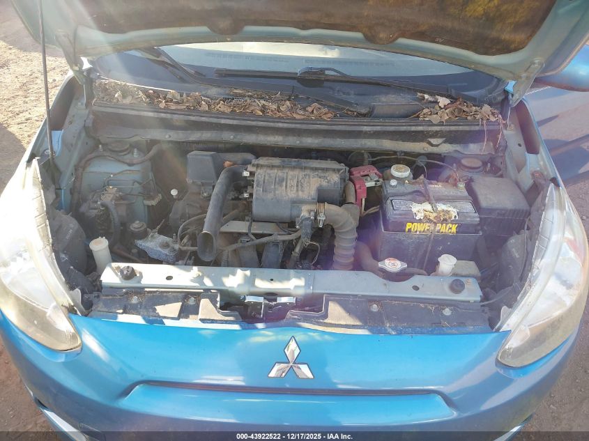 2014 Mitsubishi Mirage Es VIN: ML32A4HJ0EH021517 Lot: 43922522