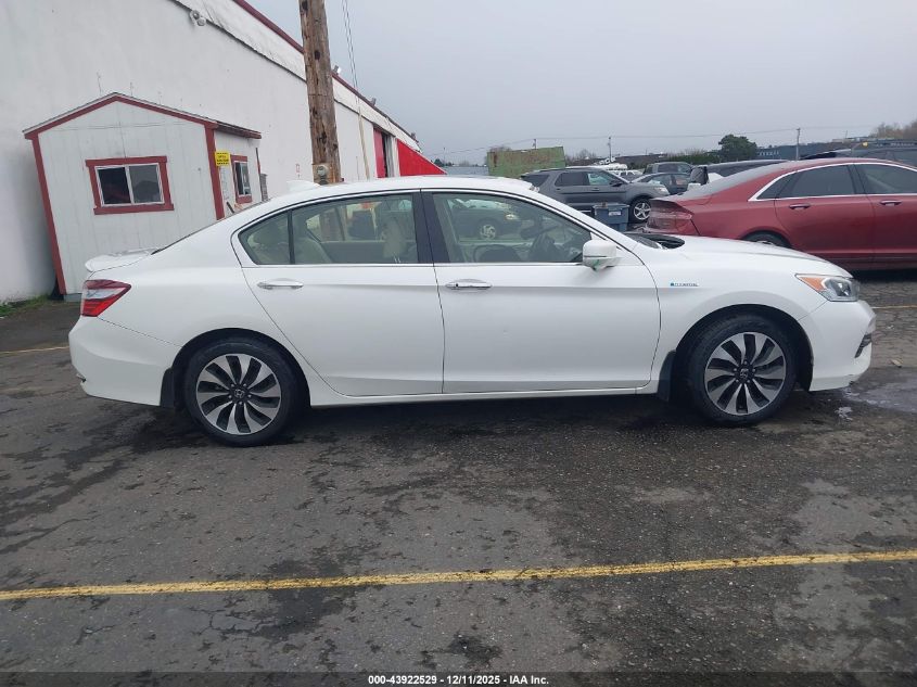 2017 Honda Accord Hybrid Ex-L VIN: JHMCR6F59HC027800 Lot: 43922529