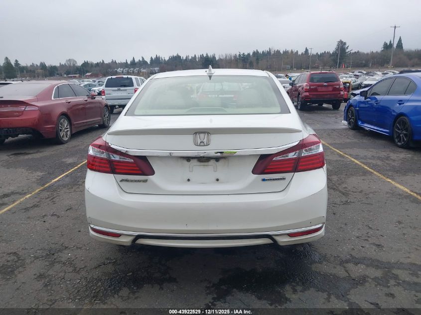 2017 Honda Accord Hybrid Ex-L VIN: JHMCR6F59HC027800 Lot: 43922529