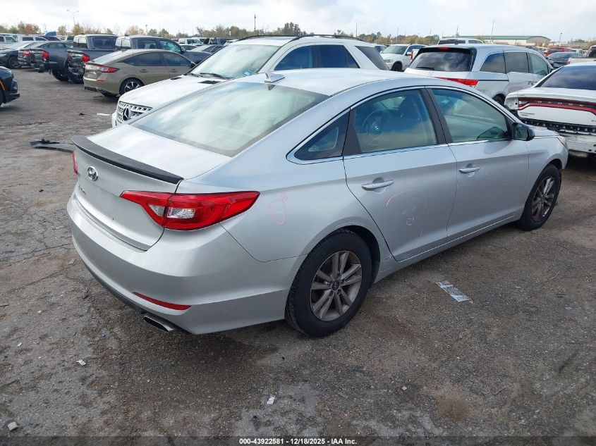 2016 Hyundai Sonata Se VIN: 5NPE24AF6GH371106 Lot: 43922581