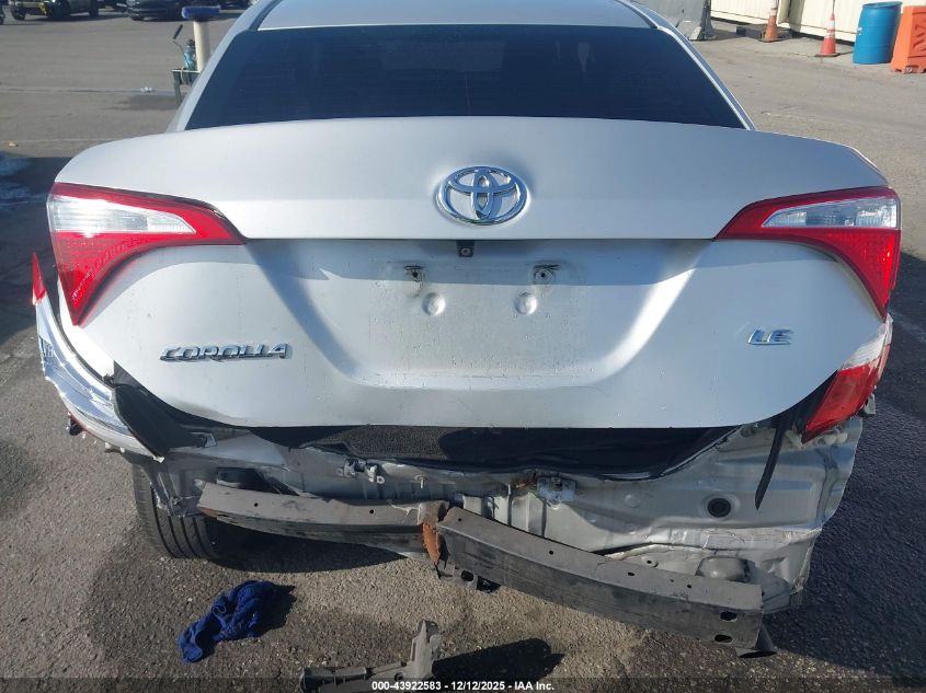 2015 Toyota Corolla Le Plus VIN: 5YFBURHE0FP199454 Lot: 43922583